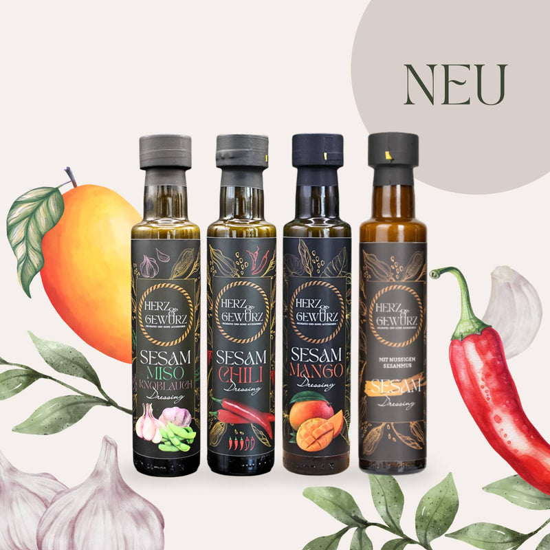 Sesam Selection Bundle bio, vegan, glutenfrei, 4x250ml