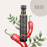 Sesam Chili Dressing mit Olivenöl bio, vegan, glutenfrei, 250ml