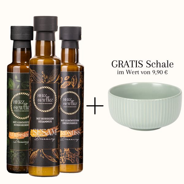 Nussiges Trio-Genuss Bundle + GRATIS Schale 'Liva'